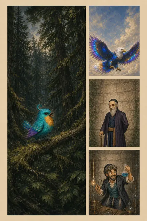 Illustration du tome 1, Moishy Explores the Black Forest