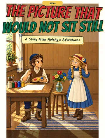 Couverture du tome 4, The Picture That Would Not Sit Still
