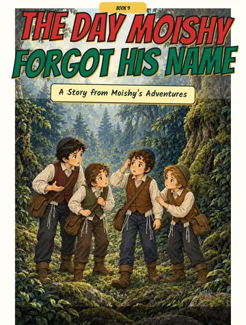 Couverture du tome 9, The Day Moishy Forgot His Name