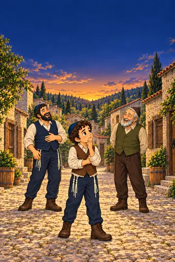 Illustration de couverture du tome 11, The Village That Could Not Stop Laughing