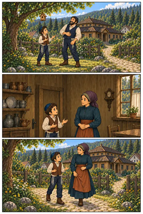 Illustration du tome 11, The Village That Could Not Stop Laughing